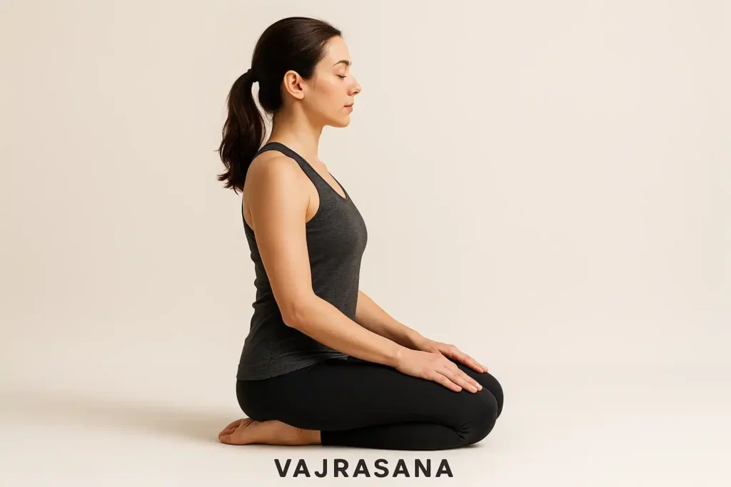 picture of vajrasana